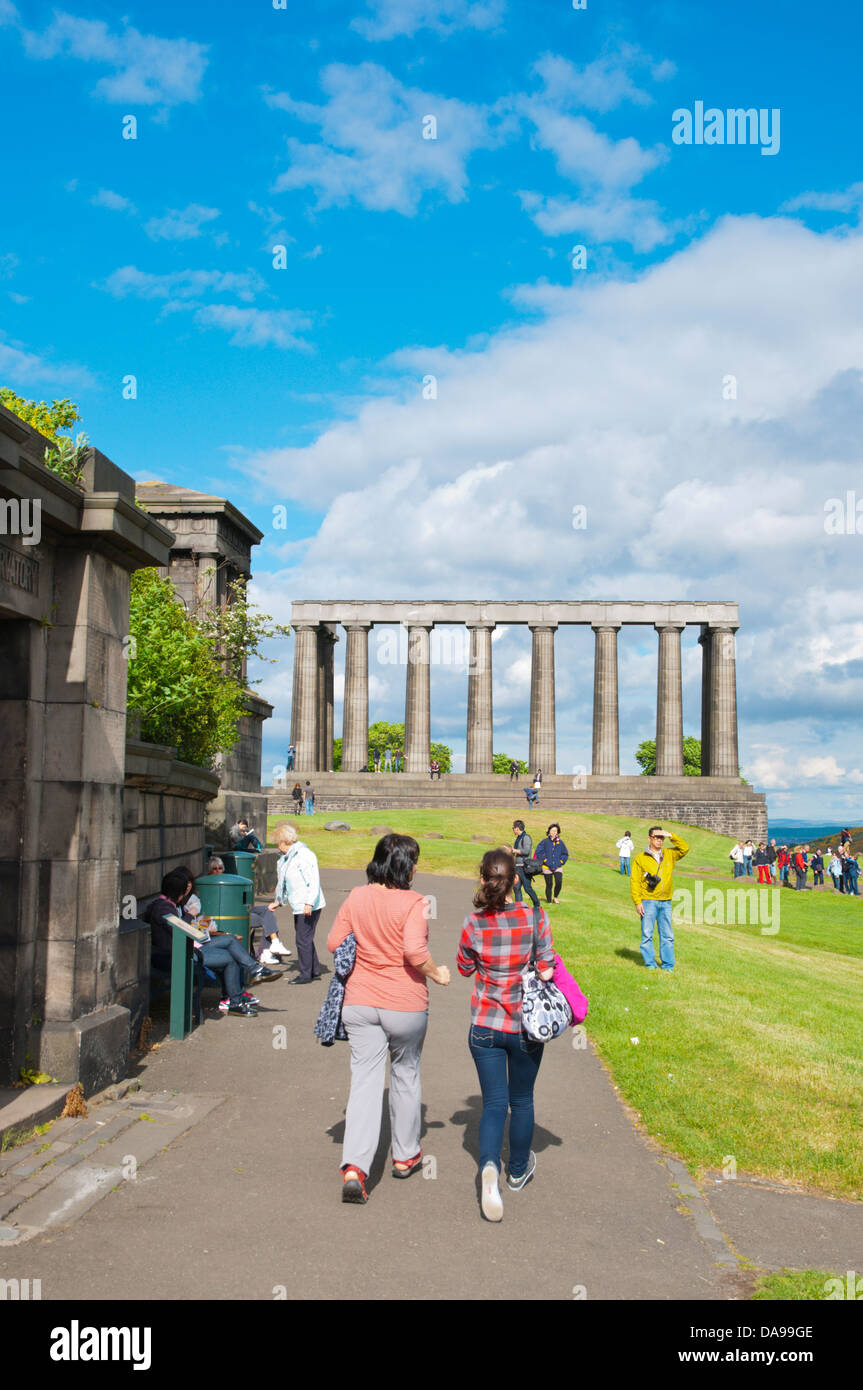 Calton Hill Centre d'Édimbourg en Écosse Grande-bretagne angleterre Europe Banque D'Images