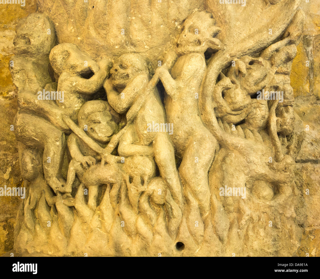 L'Doomstone à York Minster, York, England, UK Banque D'Images