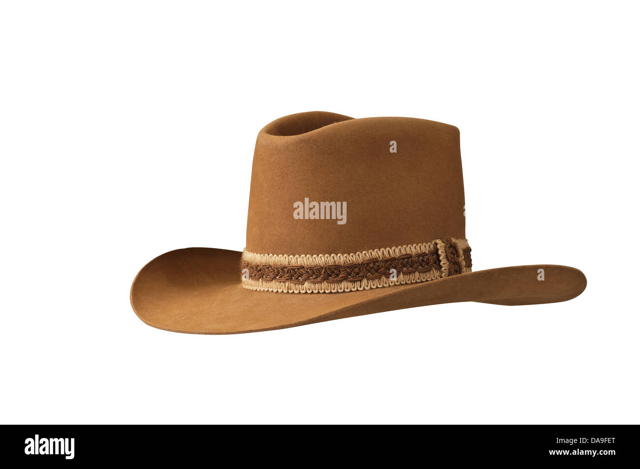 American Cowboy hat isolé avec un chemin de détourage Banque D'Images