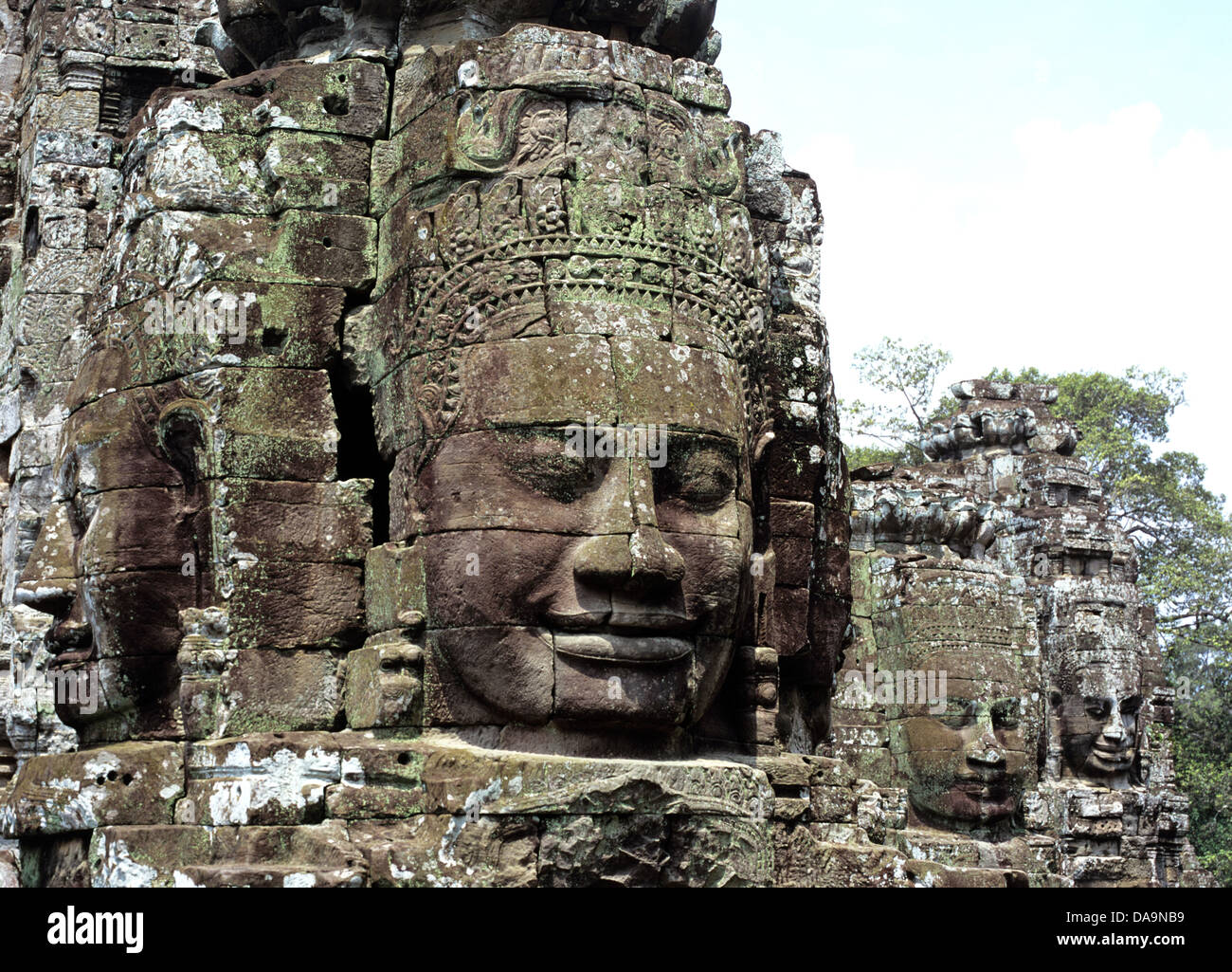Angkor Thom Angkor Wat Cambodia Banque D'Images