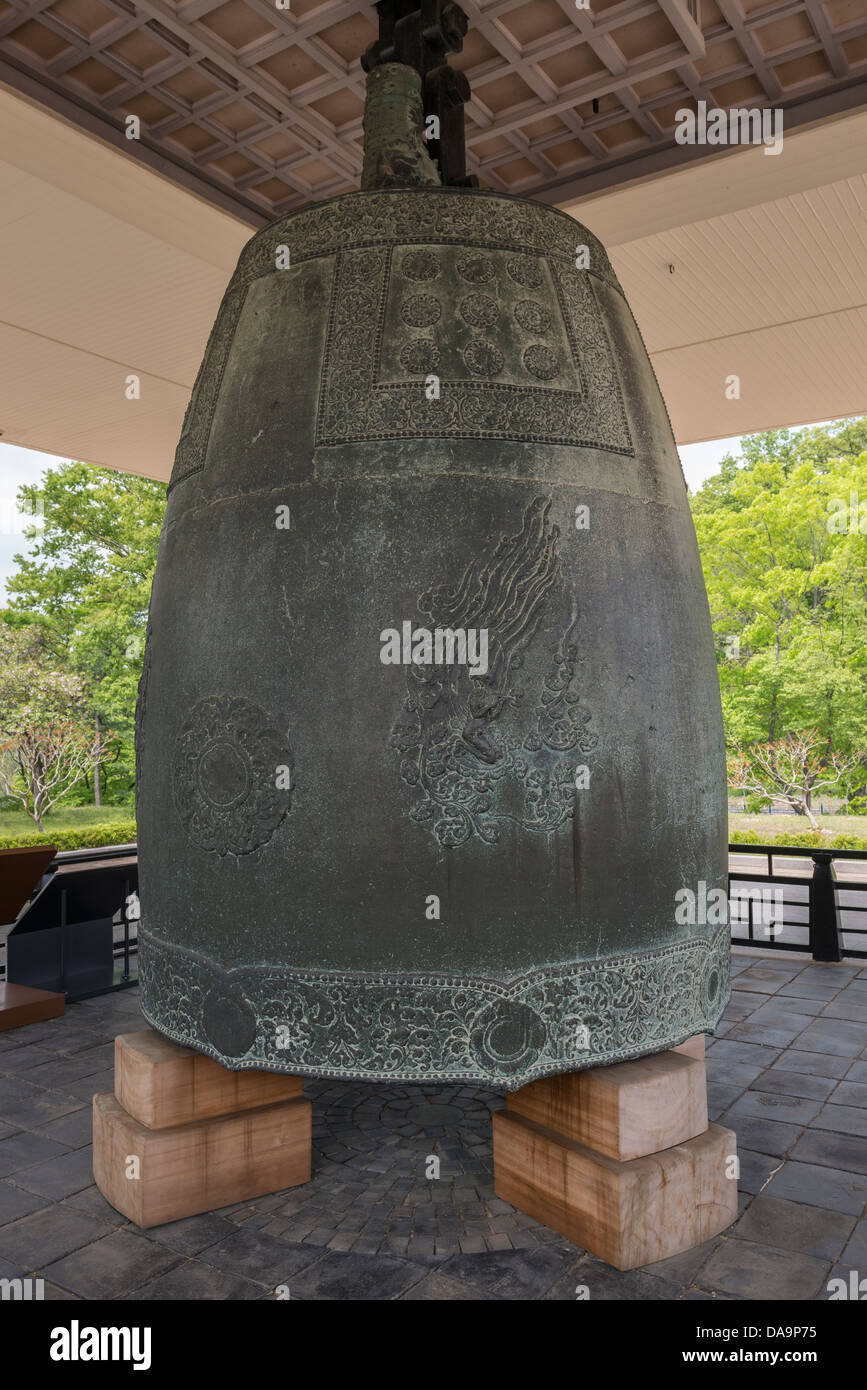 La cloche du Roi Seongdeok divine dans le Musée National de Gyeongju