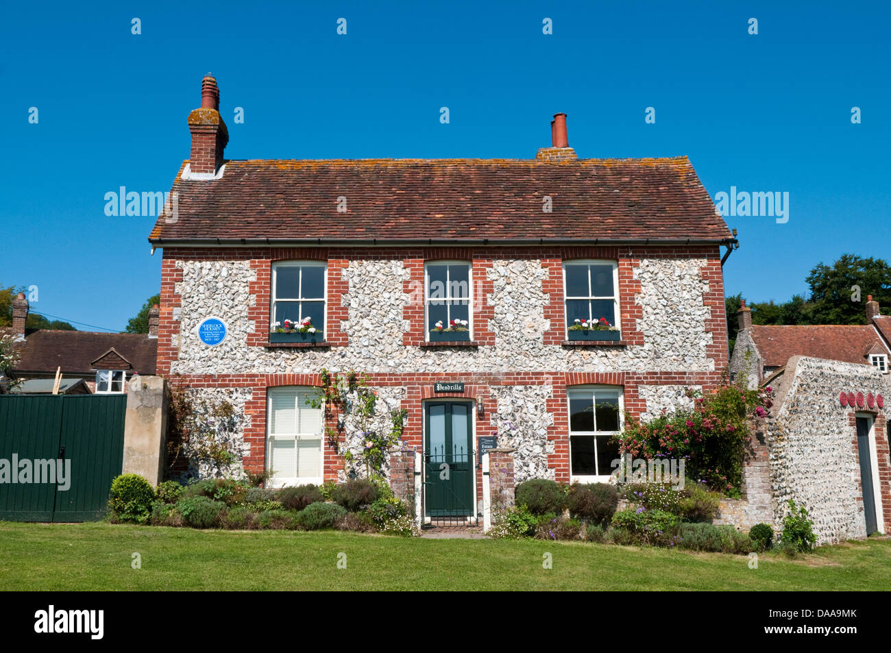 Pendrills Cottage, la maison de retraite d'apiculteur et détective de fiction Sherlock Holmes, au doyen, East Sussex, Angleterre Banque D'Images