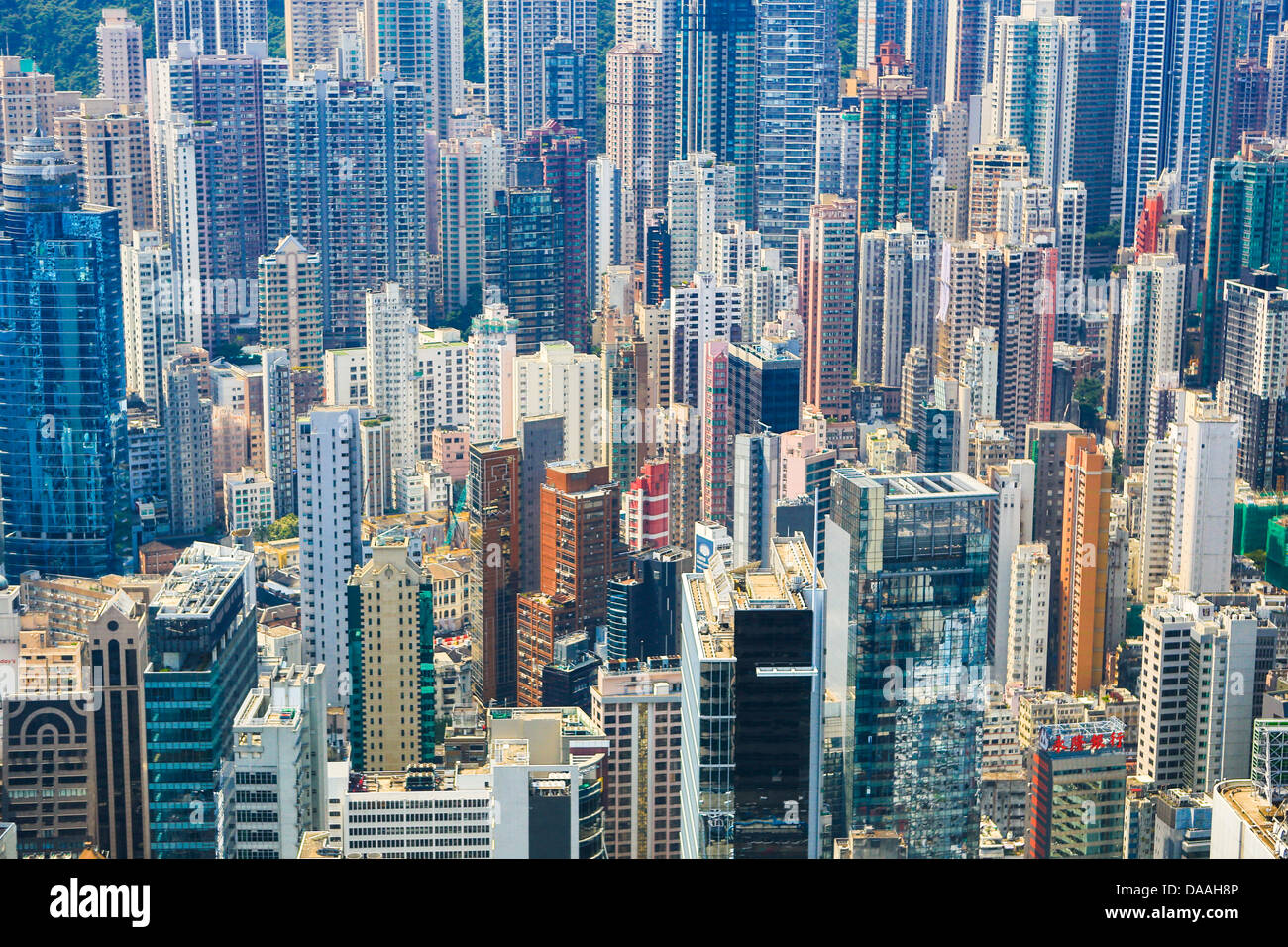 Hong Kong, Chine, Asie, Ville, District, Sheung Wan, architecture, bâtiments, centrale, des gratte-ciel Banque D'Images