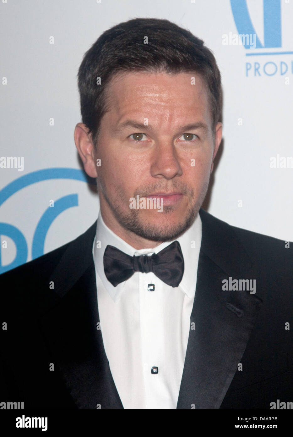 Lacteur Américain Mark Wahlberg Arrive Pour Le 22e Producteurs Guild Awards à Lhôtel Beverly 