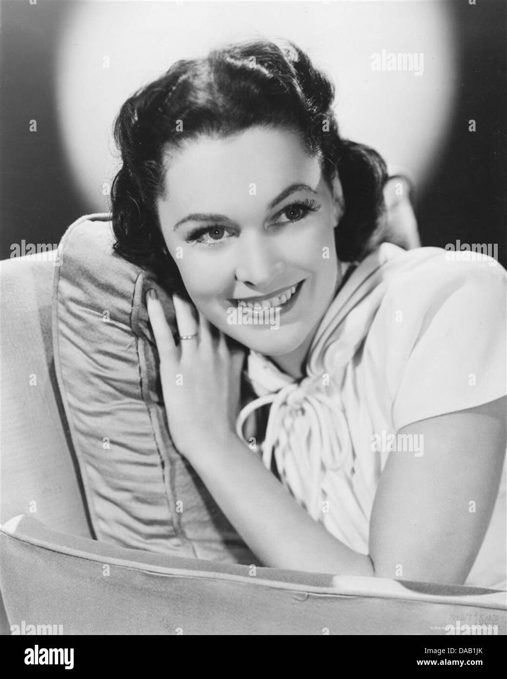 MAUREEN O'SULLIVAN (1911-1998) Actrice de films américains d'environ 1935 Banque D'Images