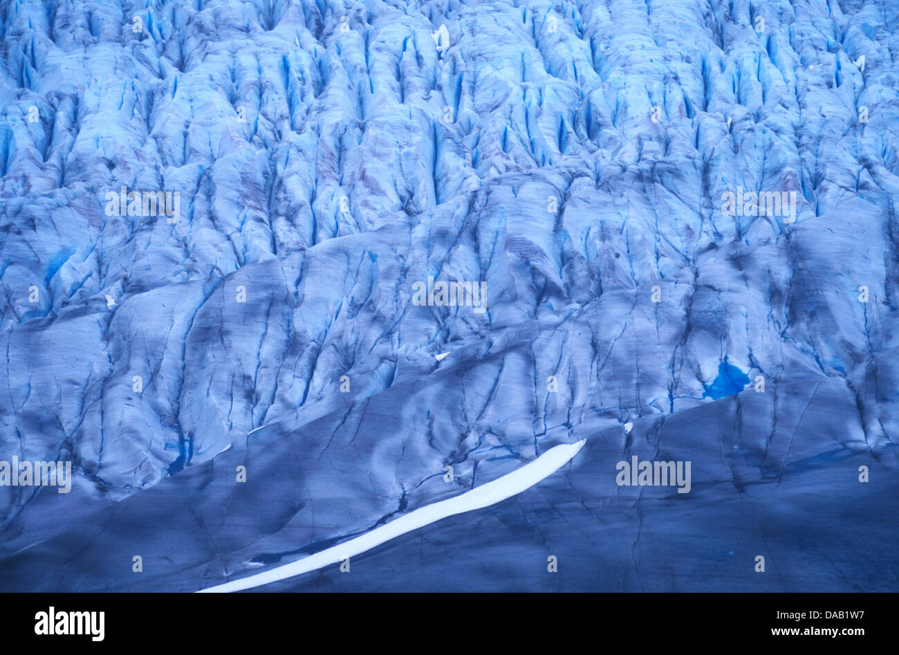 Glacier Salmon, Hyder, Alaska, USA, glace, neige, froid, hiver, glacier, texture Banque D'Images