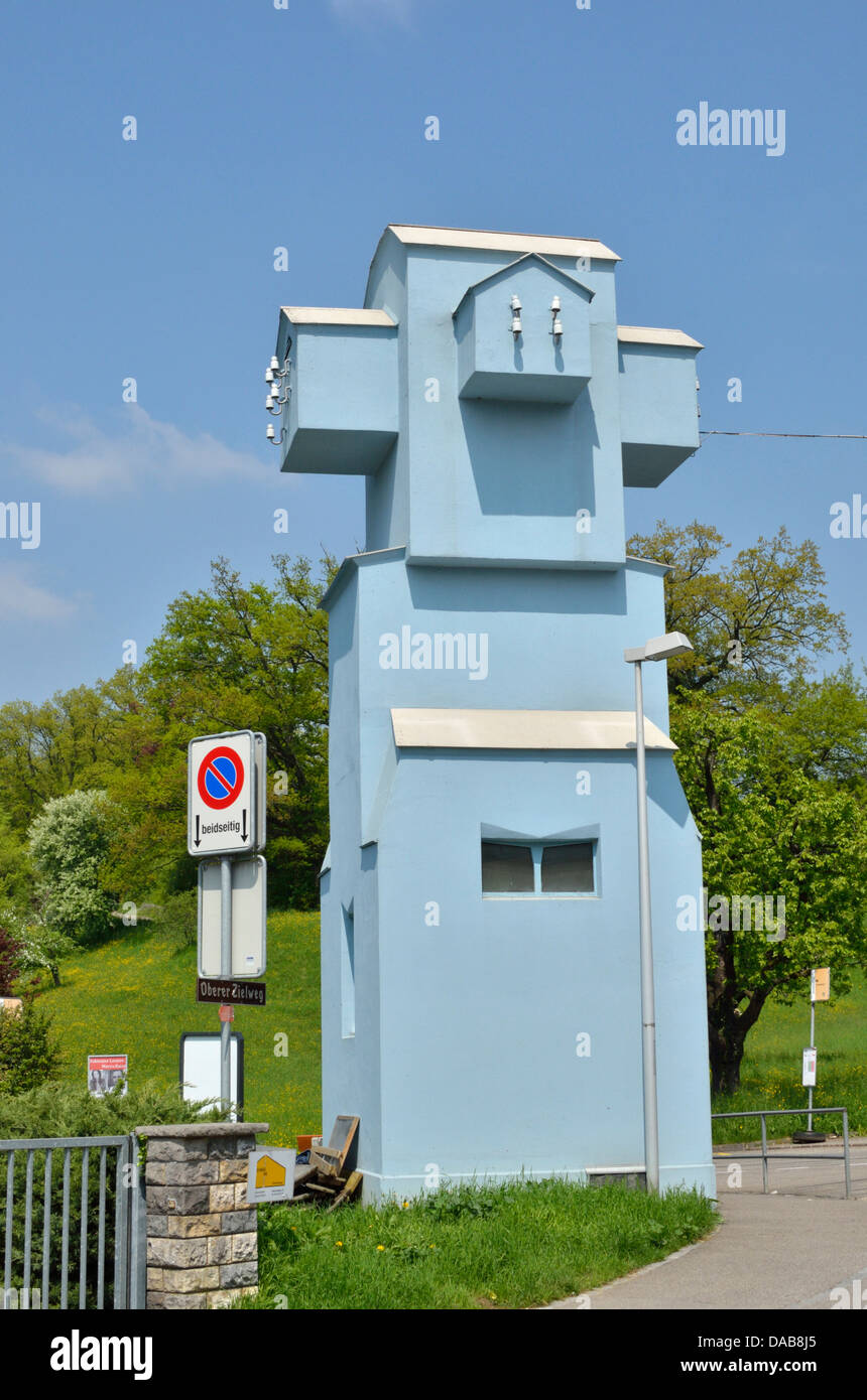 Transformateur House, bâtiment anthroposophical à Dornach, Soleure, Suisse Banque D'Images
