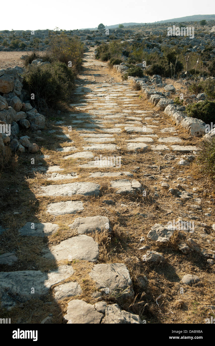 La Turquie, Provinz Icel (Mersin), tarse, voie romaine près du village de Tarse nord Saglikli Banque D'Images