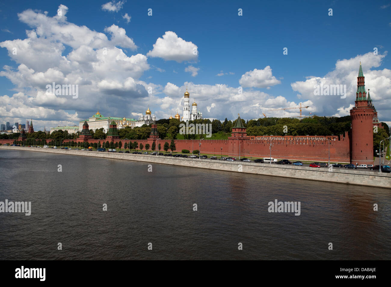 Moscow Kremlin ; gouvernement russe Banque D'Images