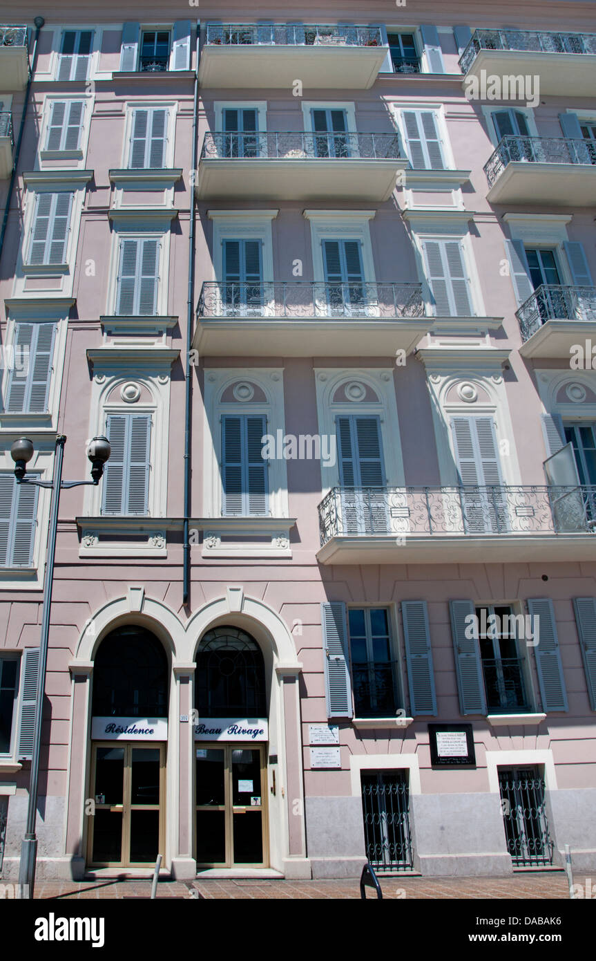 Vieux Centre de Nice Côte d'Azur Cote d'Azur France Banque D'Images