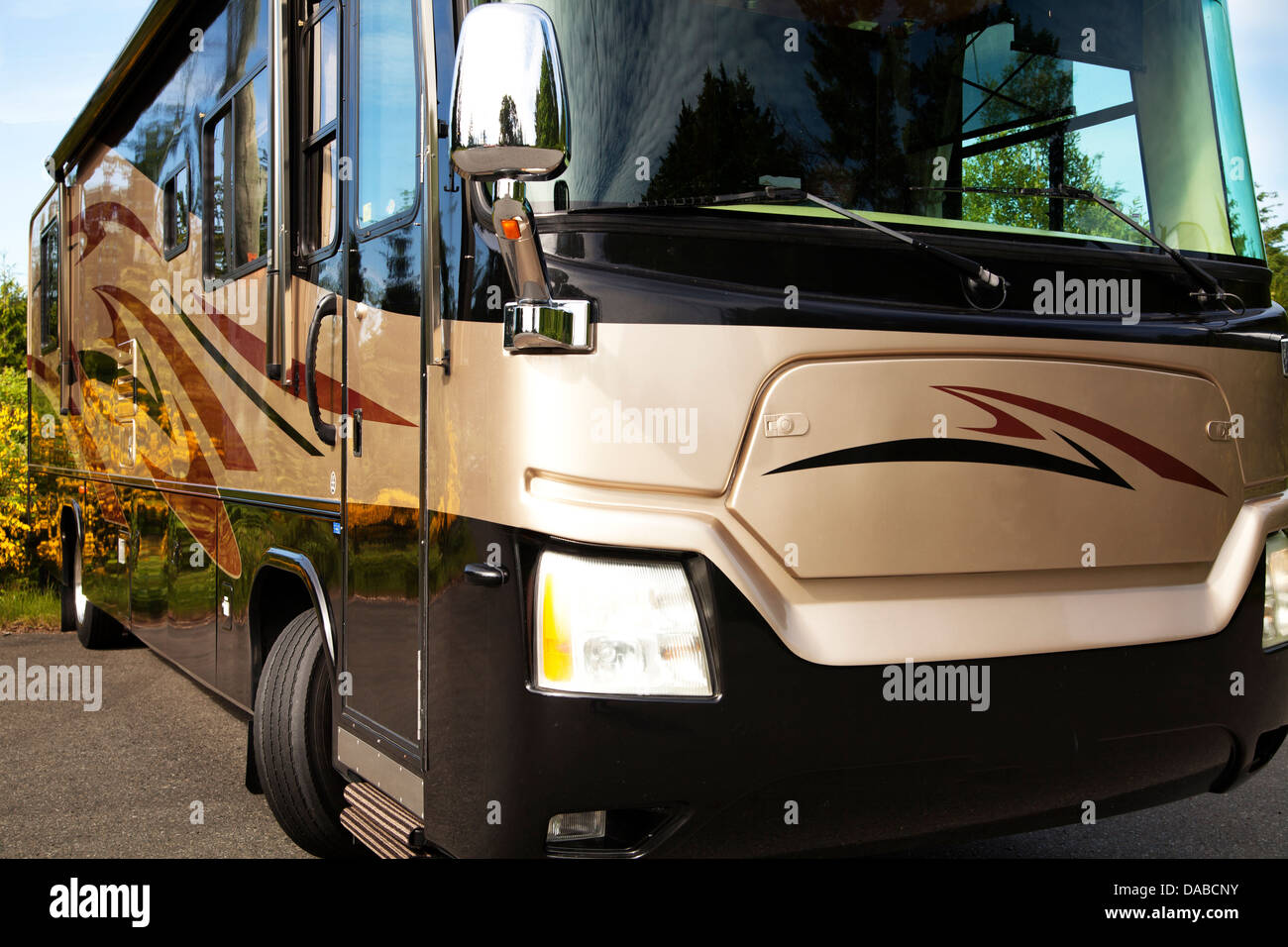 Caravane Classe A Banque D'Images