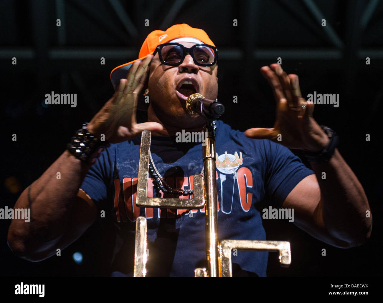 LL Cool J en live en 2013 Banque D'Images