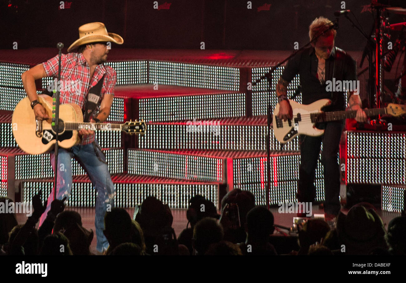 Jason Aldean live Banque D'Images