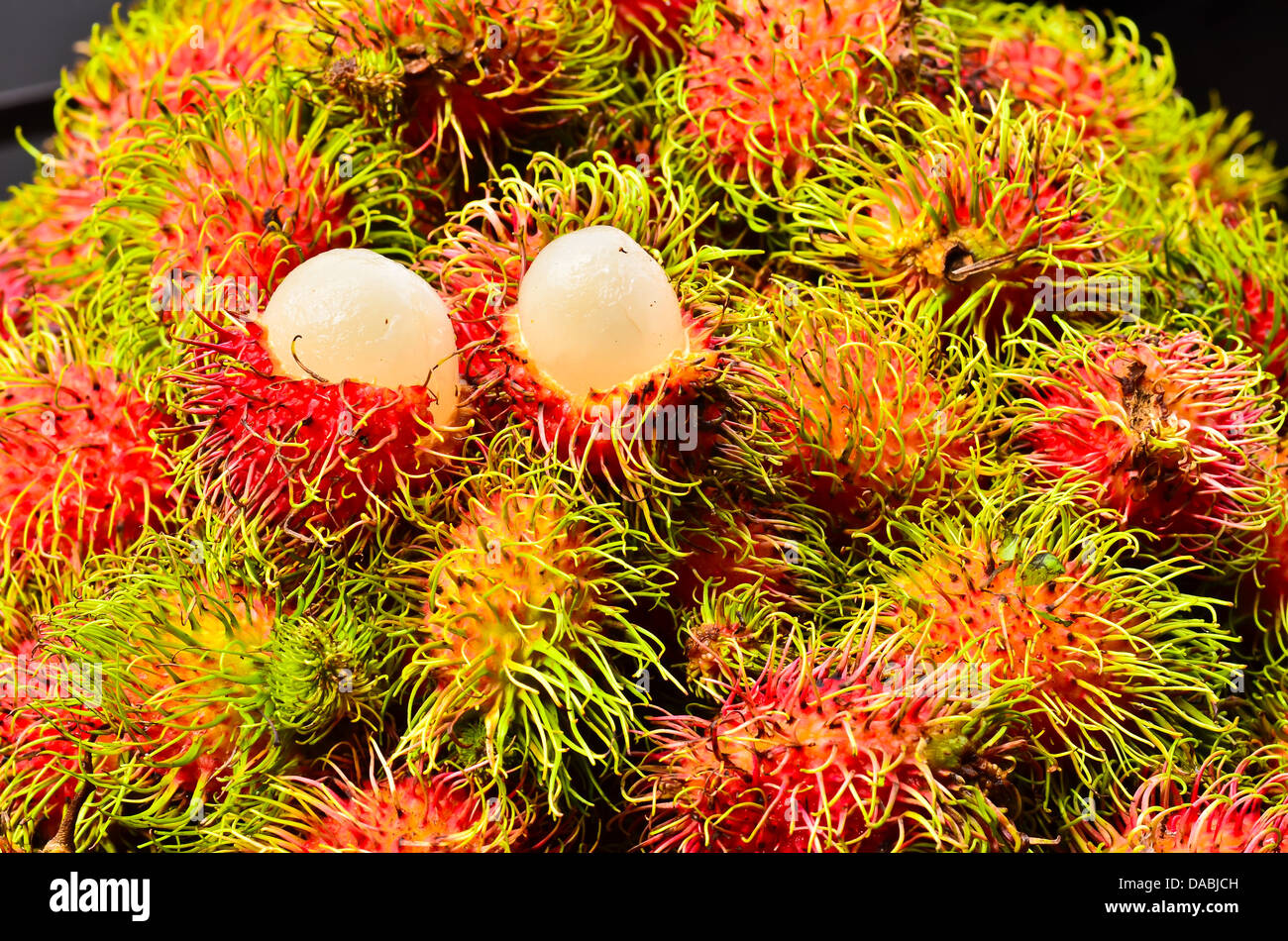 Fruit de ramboutan Banque D'Images