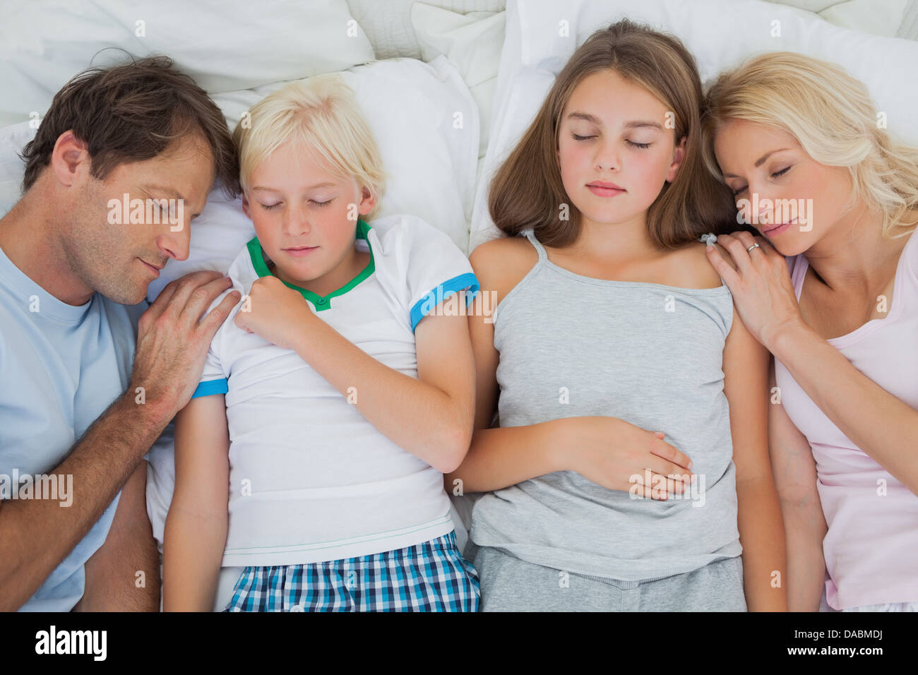 Cute family Banque D'Images