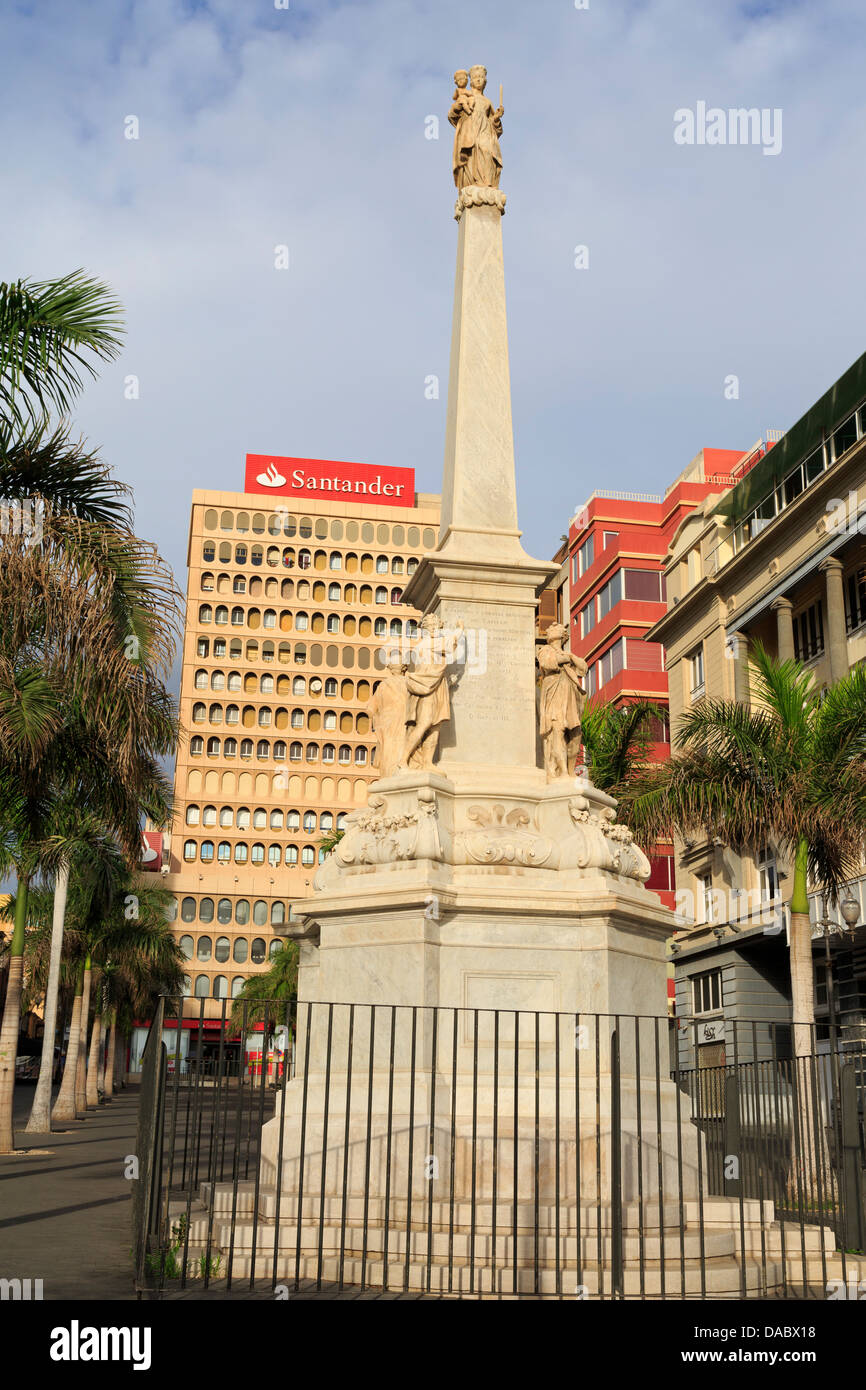 Plaza de la Candelaria, Santa Cruz de Tenerife, l'île de Tenerife, Canaries, Espagne, Europe, Europe Banque D'Images