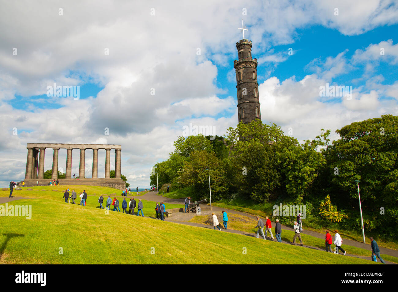 Calton Hill Centre d'Édimbourg en Écosse Grande-bretagne angleterre Europe Banque D'Images