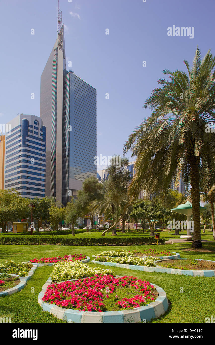 Parc de la capitale, Abu Dhabi, Émirats arabes unis, Moyen Orient Banque D'Images
