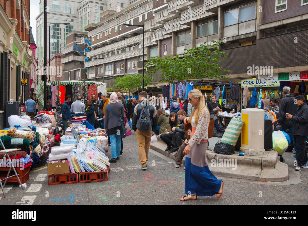 Marché Petticoat Lane London England Angleterre UK Europe Banque D'Images