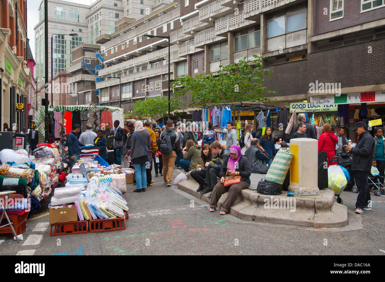 Marché Petticoat Lane London England Angleterre UK Europe Banque D'Images