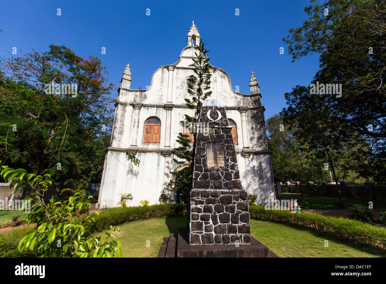 Église Saint François coloniale portugaise, Kochi, Inde, Kerela Banque D'Images