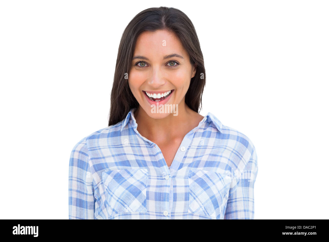 Young woman smiling at camera Banque D'Images