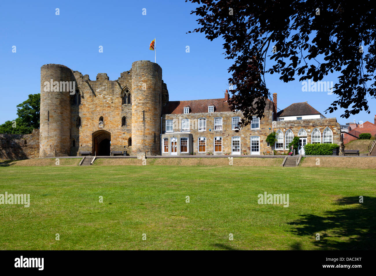 Le Château De Tonbridge, Tonbridge, Kent, England, UK Banque D'Images