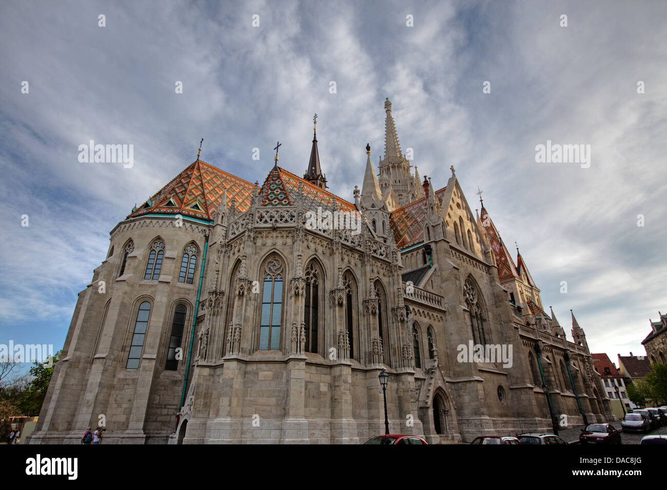 L'église Matthias, Budapest, Hongrie Banque D'Images