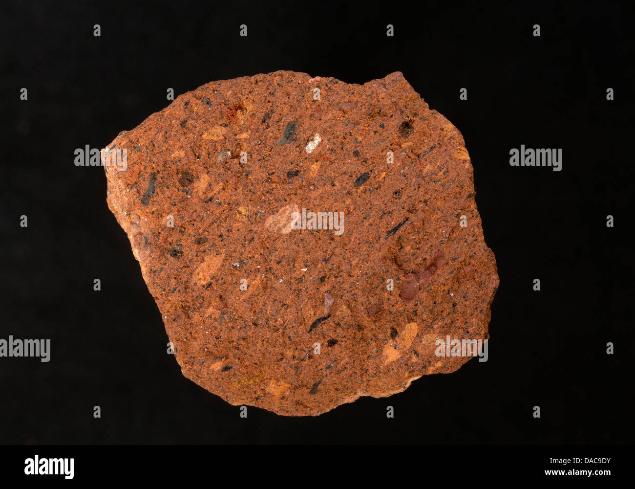 Ignimbrite, Zacatecas, Mexique. Une ignimbrite est le dépôt d'un courant de densité pyroclastiques, ou coulée pyroclastique Banque D'Images