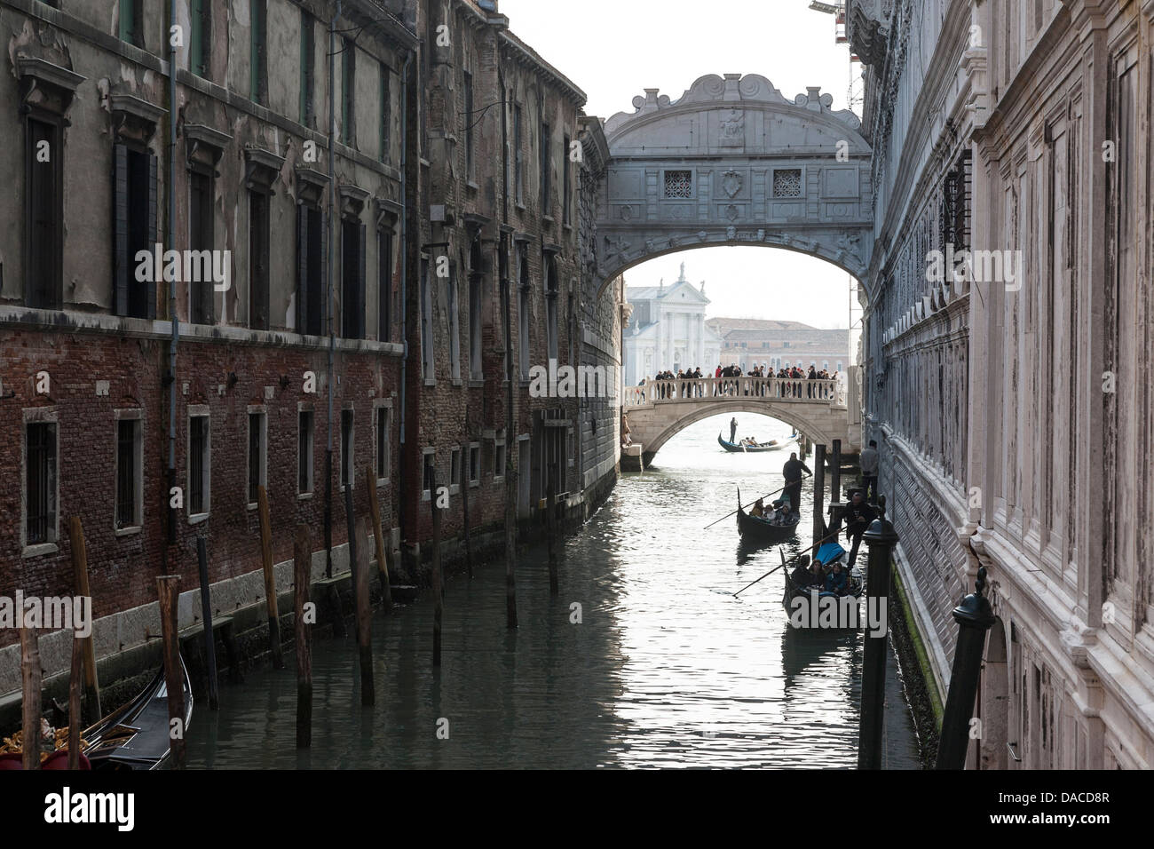 Ponte dei Sospiri le Pont des Soupirs, Venise, Italie Banque D'Images