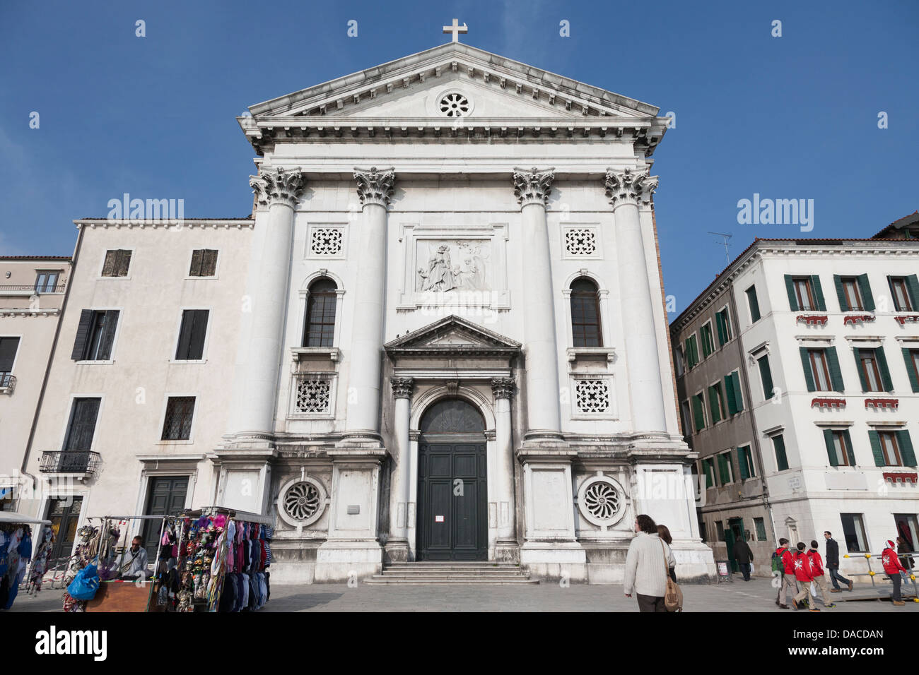 Chiesa S Maria della Pieta, Riva degli Schiavoni, Venise, Italie Banque D'Images