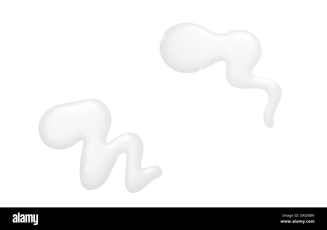 Balayer et de blanc crème de beauté gel huile de coupe produit sur un fond blanc Banque D'Images