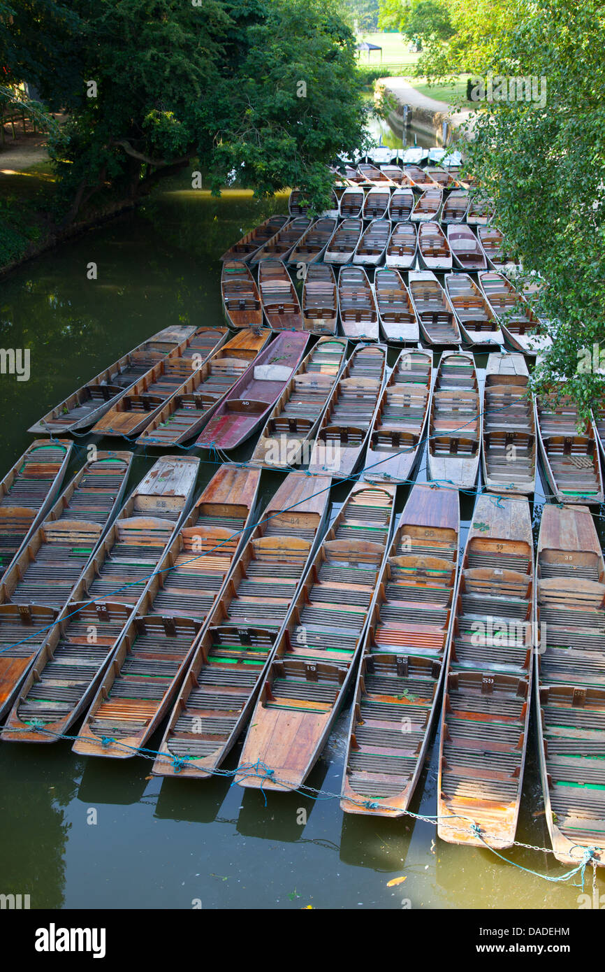 Plates sous le Pont-de-la-Madeleine, Oxford, UK Banque D'Images