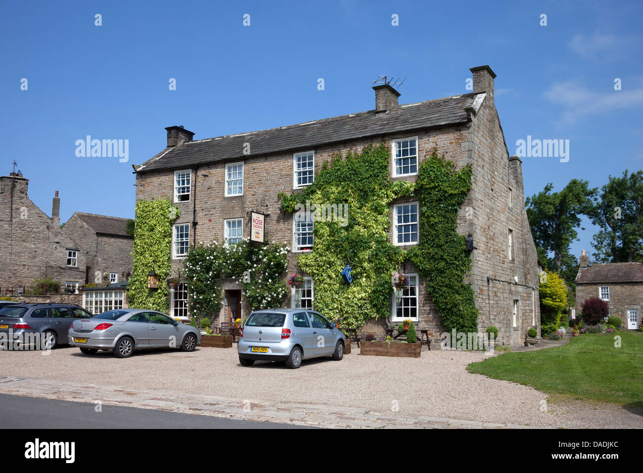 The Rose and Crown à Romaldkirk Teesdale County Durham UK Banque D'Images