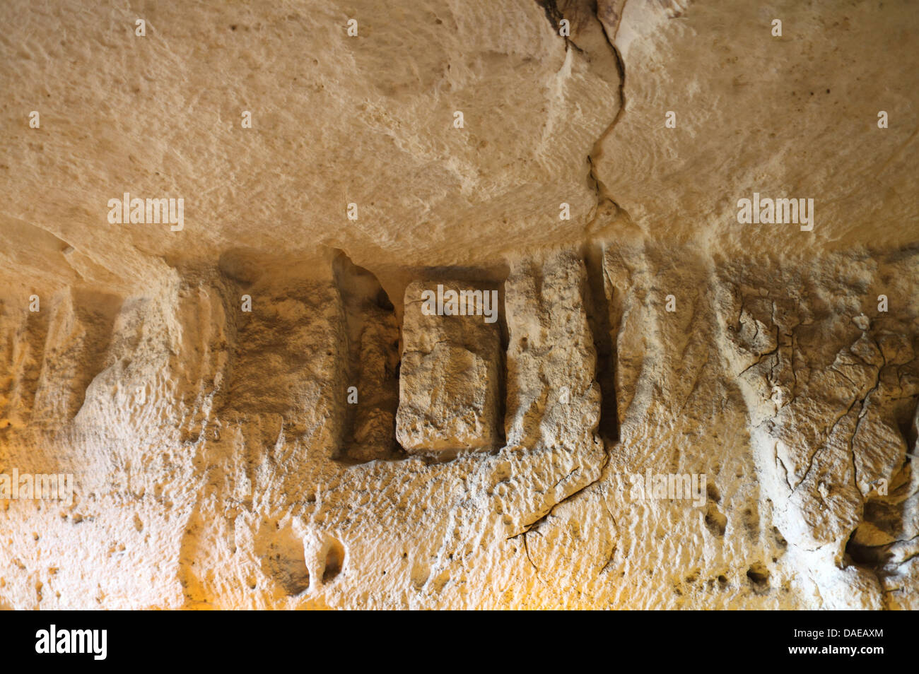 Ancien Sanctuaire en grotte de Duluk ou Doliche, Gaziantep, dans le sud-est de la Turquie Banque D'Images