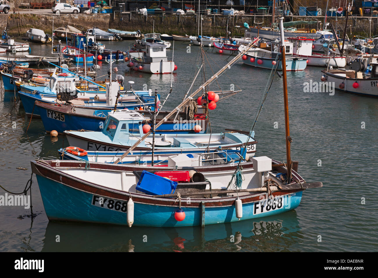 MEVAGISSEY, Cornwall, Angleterre, Grande-Bretagne, Royaume-Uni Banque D'Images