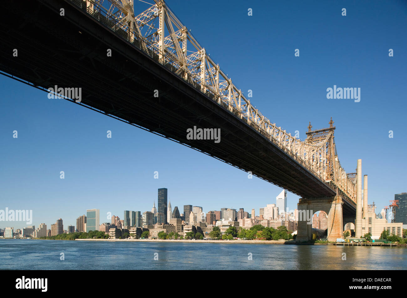 59E RUE QUEENSBOROUGH BRIDGE EAST RIVER MANHATTAN NEW YORK USA Banque D'Images