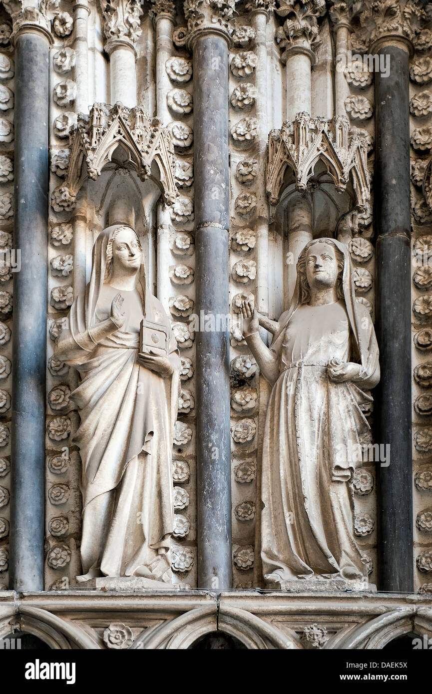 Détail de l'extérieur, sainte église cathédrale, Tolède, Espagne Banque D'Images