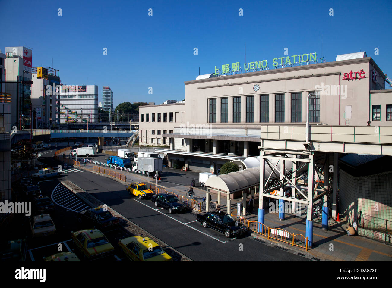 La Gare de Ueno, Tokyo, Kanto, Japon Banque D'Images