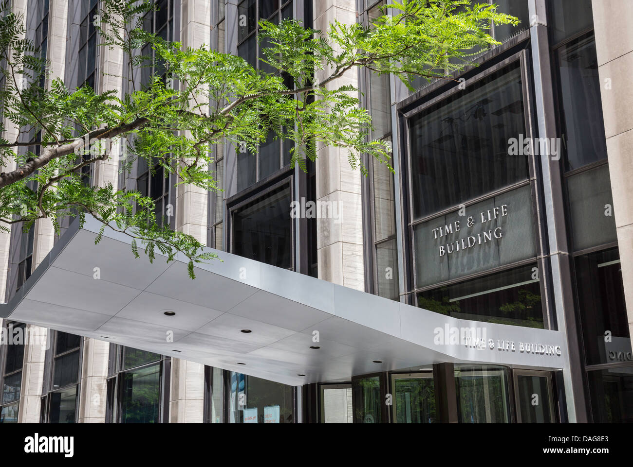 Time & Life Building, New York, États-Unis d'entrée Banque D'Images