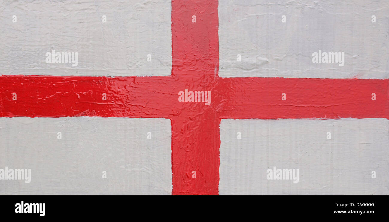 Drapeau anglais de l'Angleterre, Royaume-Uni (UK) Banque D'Images