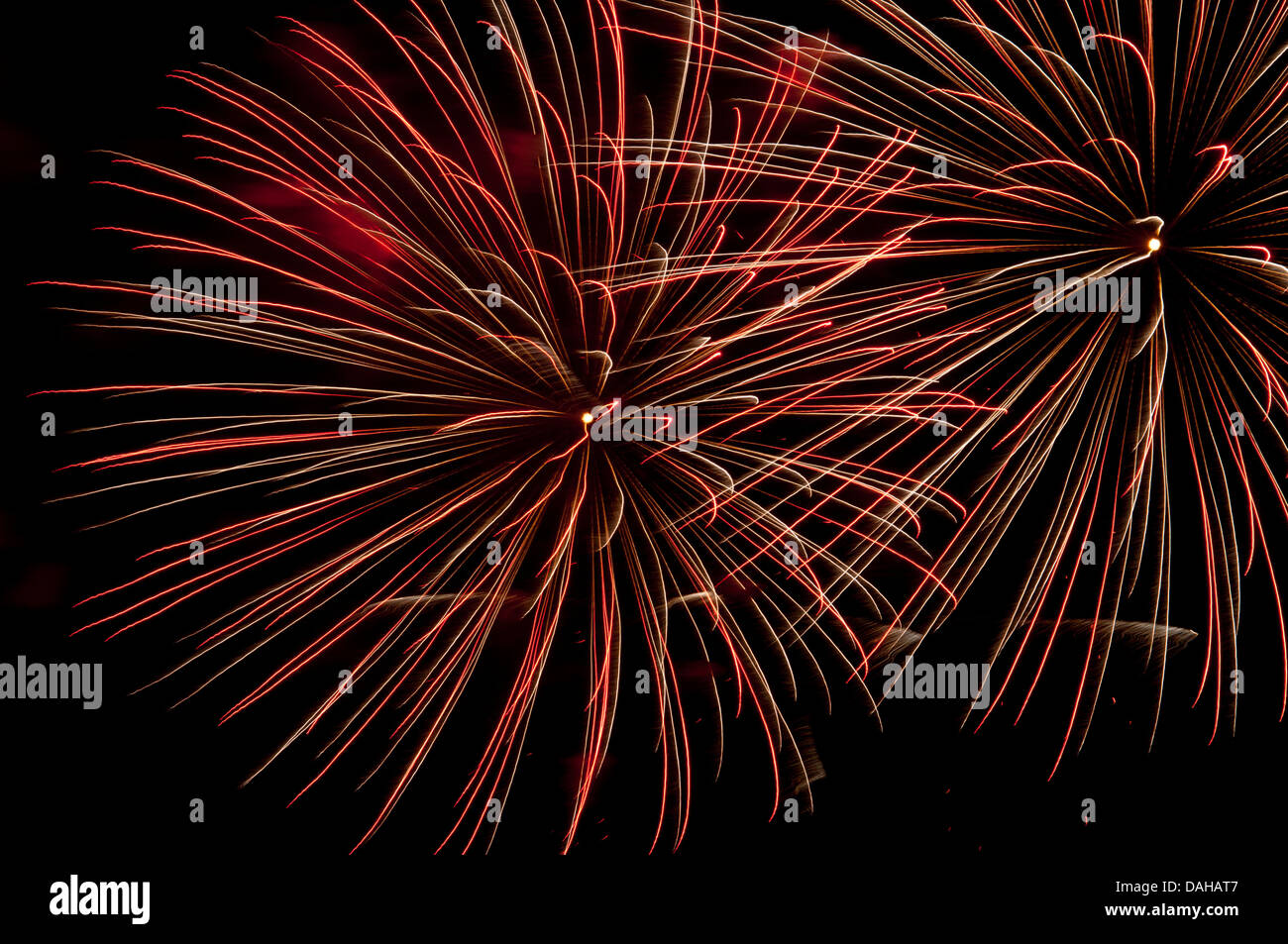 D'artifice, pyrotechnie, Carnaval, Big Bang Banque D'Images