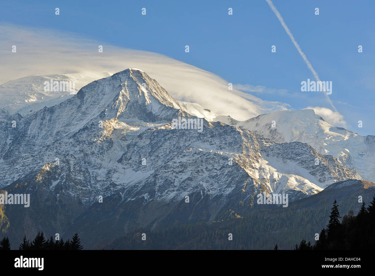 Aiguille du Gožter, les Alpes, près de Chamonix, France Banque D'Images