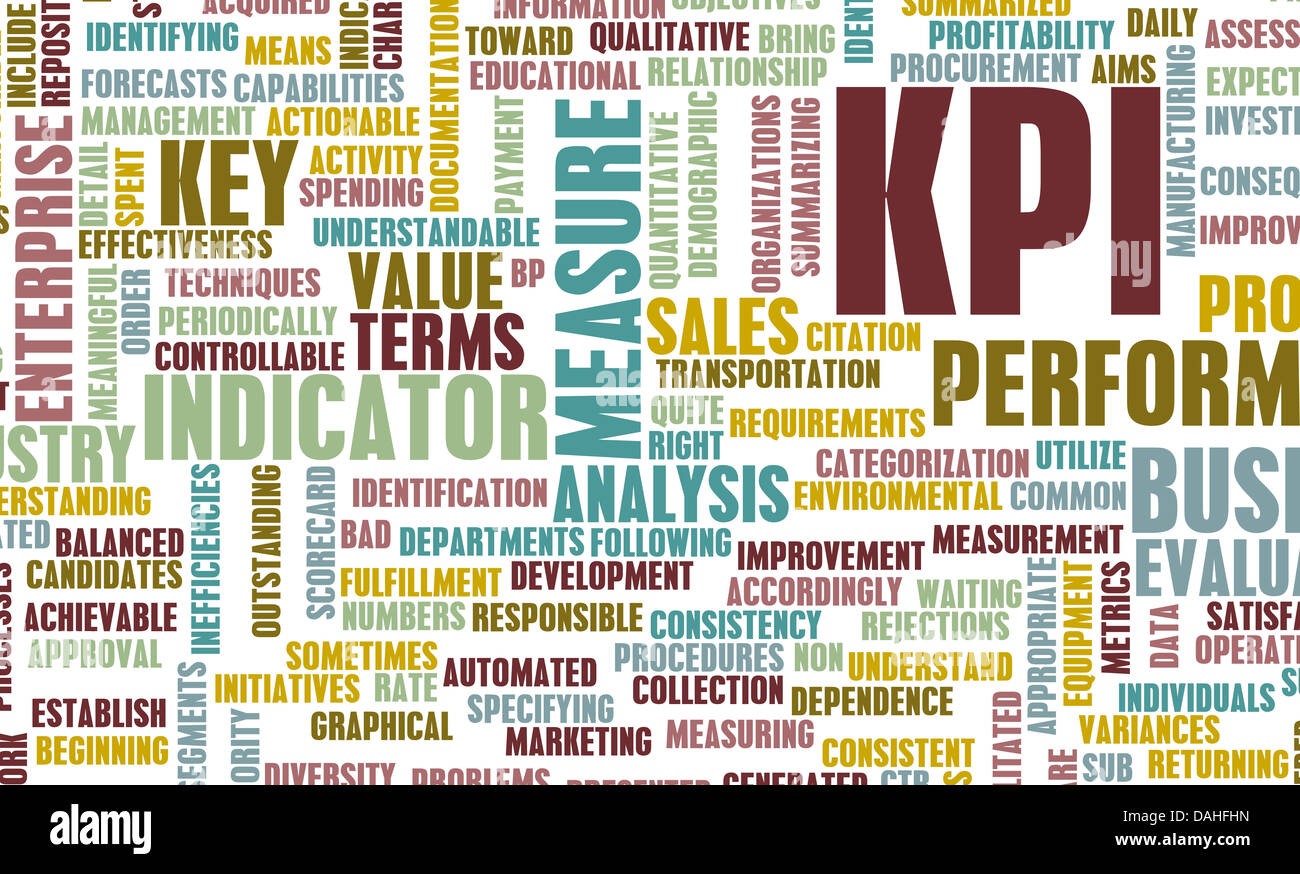Indicateur clé de performance ou KPI comme concept Photo Stock - Alamy