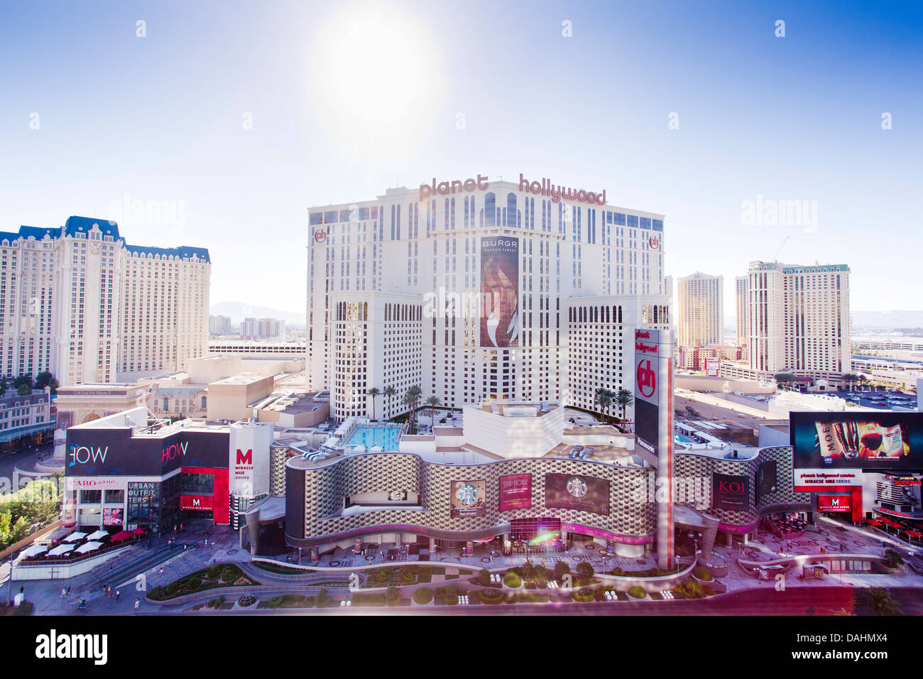 Le Strip, l'hôtel Planet Hollywood de Las Vegas, Nevada, USA Banque D'Images