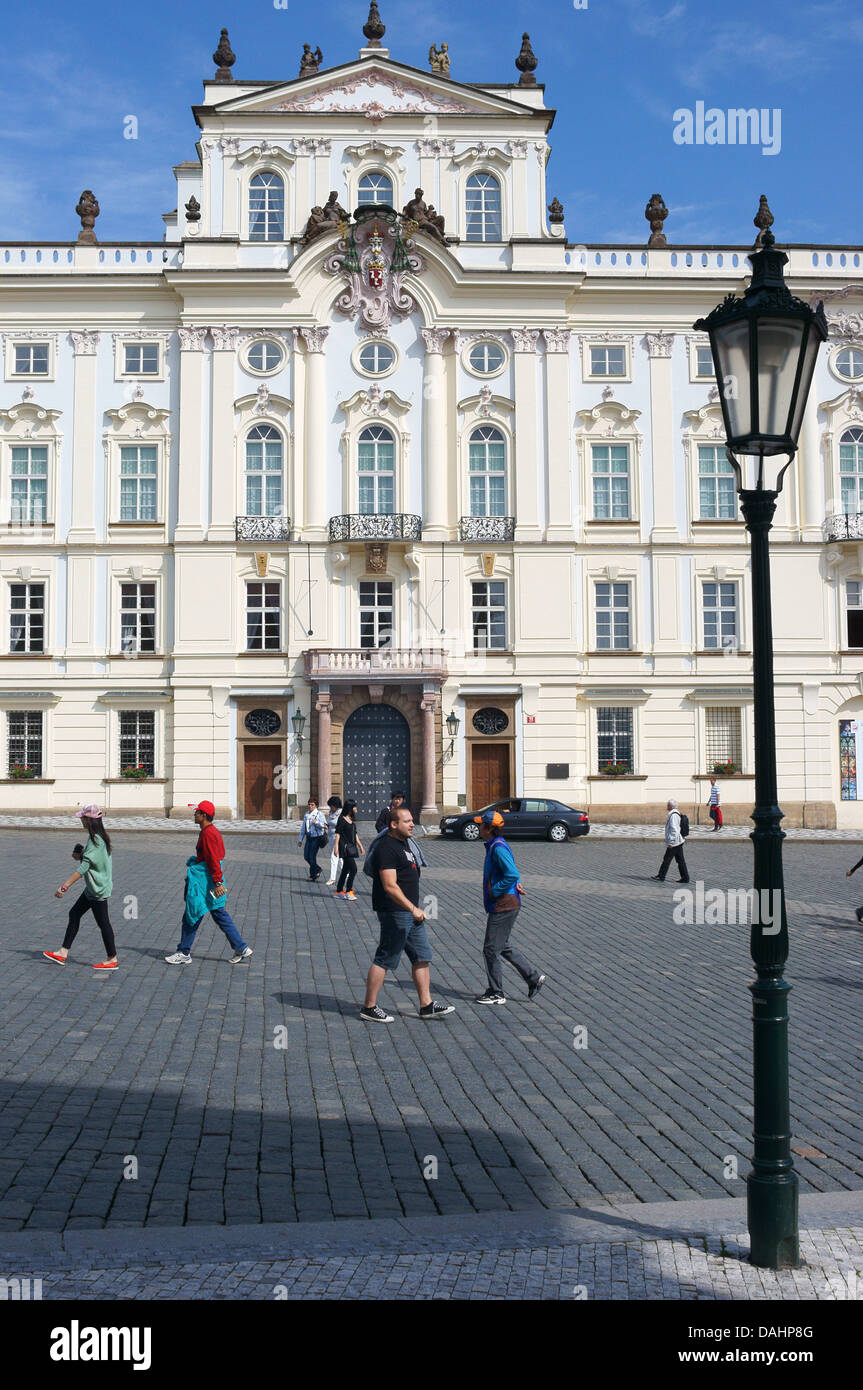 De l'archevêque, Palais Hradcany Prague Banque D'Images