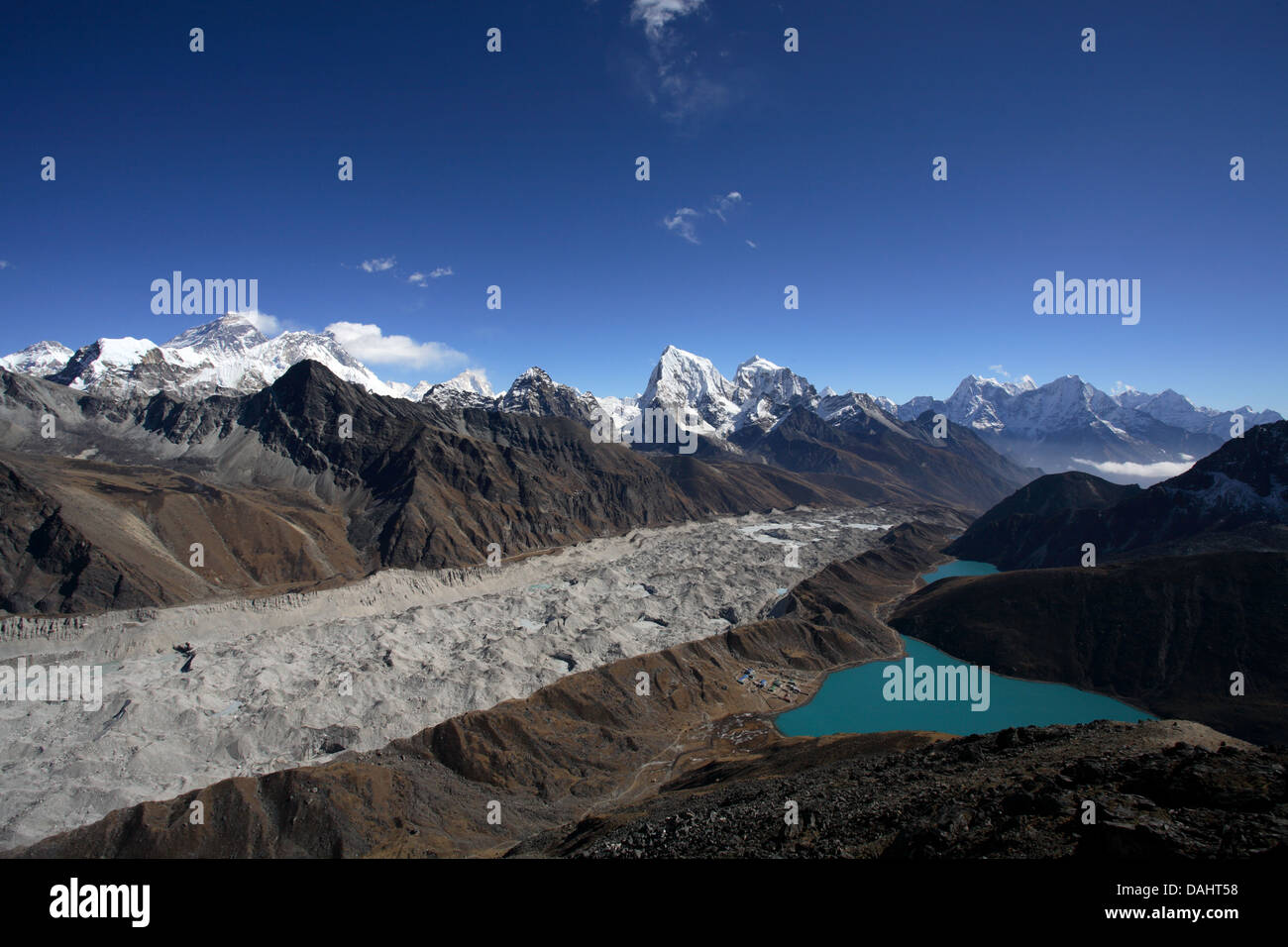Mt.Everest au coucher du soleil Banque D'Images Mt.Everest au coucher du soleil Banque D'Images