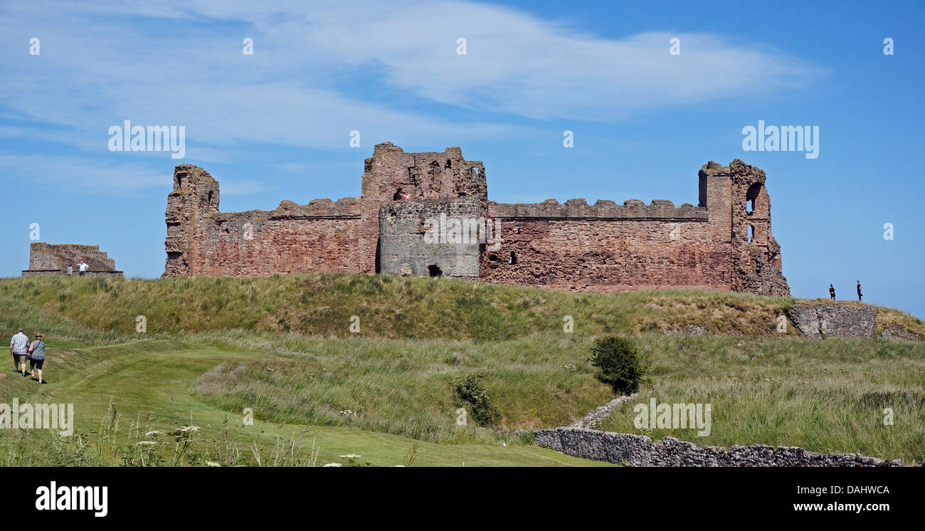 Le Château de Tantallon est de North Berwick East Lothian en Écosse Banque D'Images