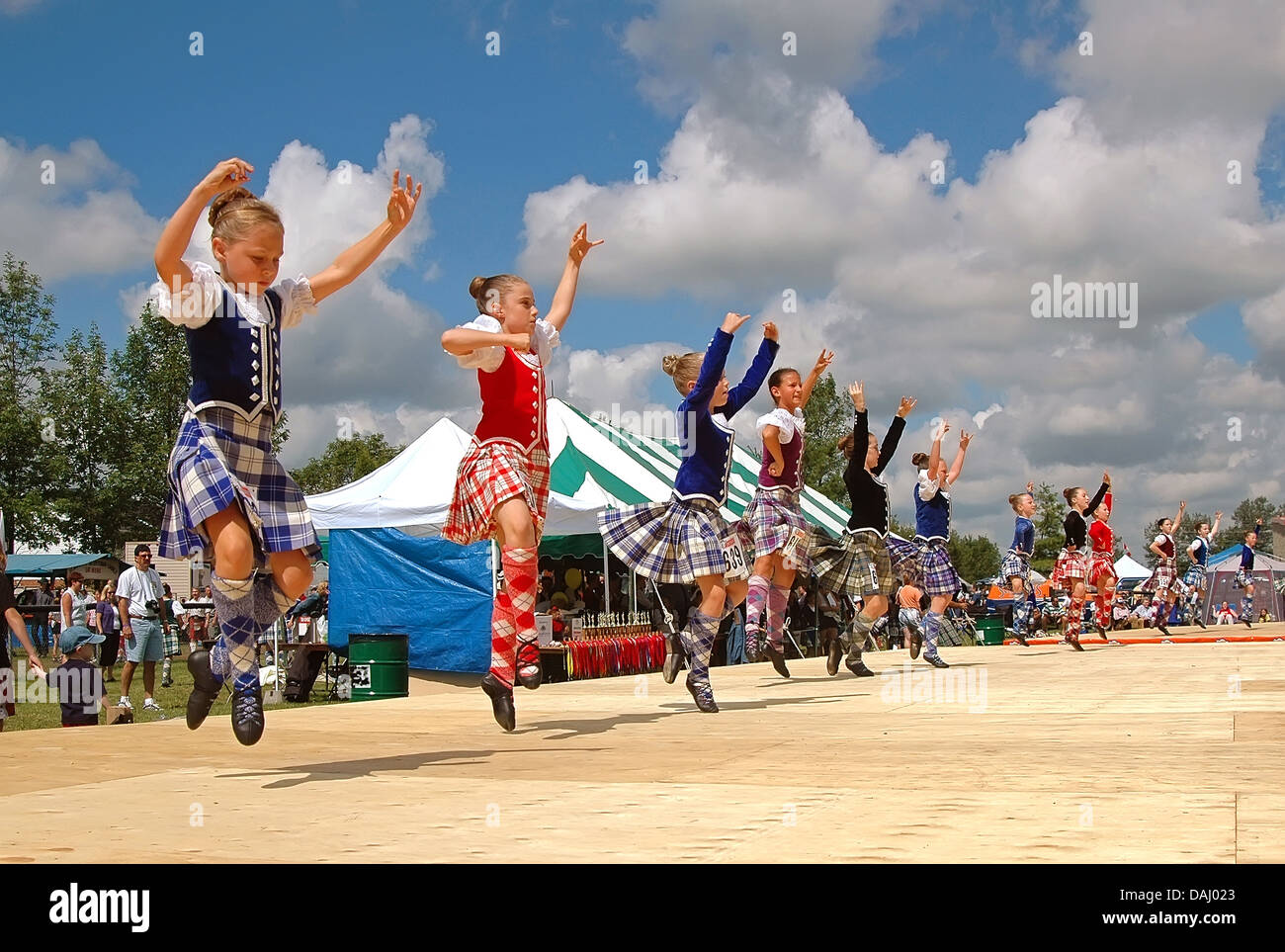 Scotish Highland Dance Banque D'Images