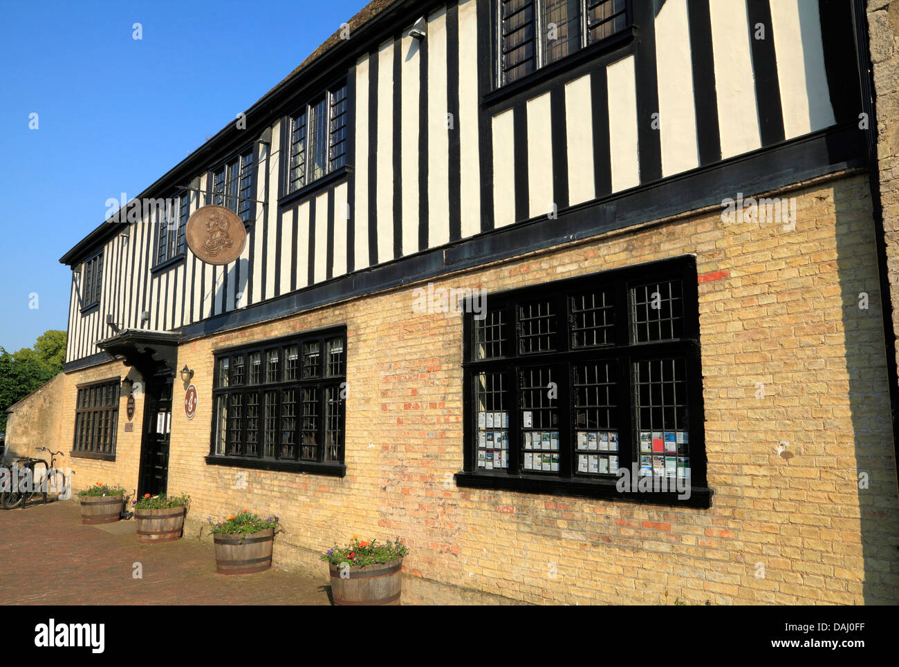 Ely, Maison d'Oliver Cromwell, TIC, Centre d'informations touristiques, Cromwell, Cambridgeshire, Angleterre, Royaume-Uni Banque D'Images